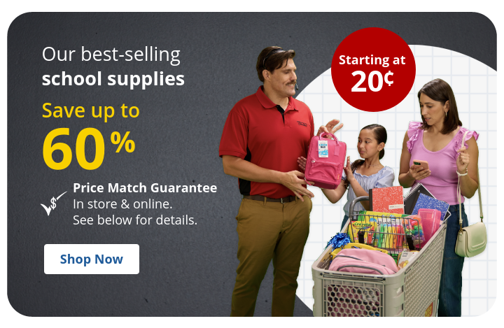 Save up to 60% off on Best Selling School Suppliers