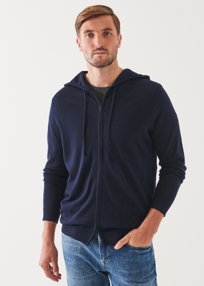 EXTRA-FINE MERINO FULL ZIP HOODIE