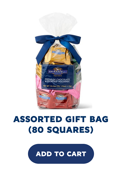 Assorted Chocolate Squares Gift Bag