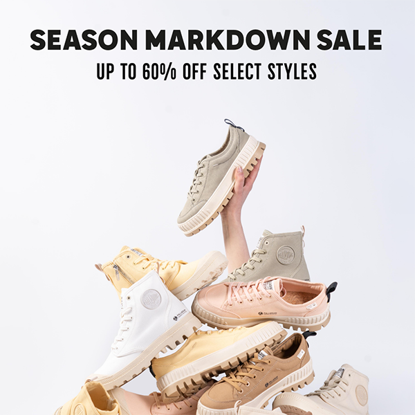 Season Markdown Sale, up to 60% off select styles