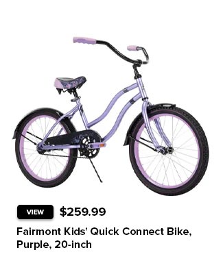 Fairmont Kids' Quick Connect Bike - Purple