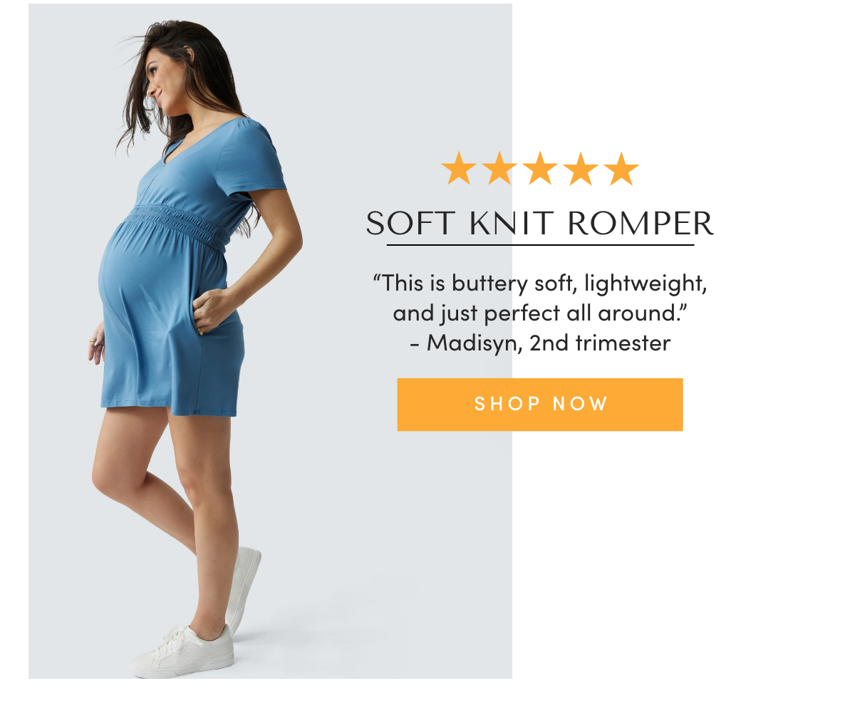 soft knit romper