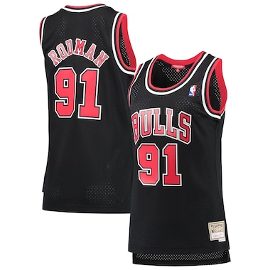  Mitchell & Ness Dennis Rodman Black   Hardwood Classics Swingman Jersey