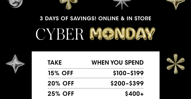 CYBER MONDAY!