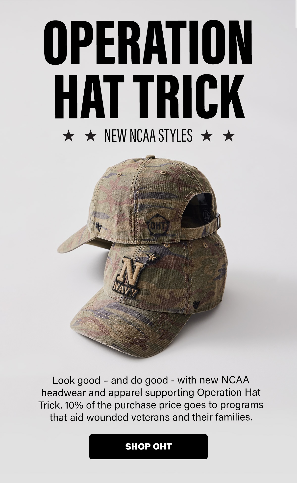 OPERATION HAT TRICK - SHOP NEW NCAA STYLES