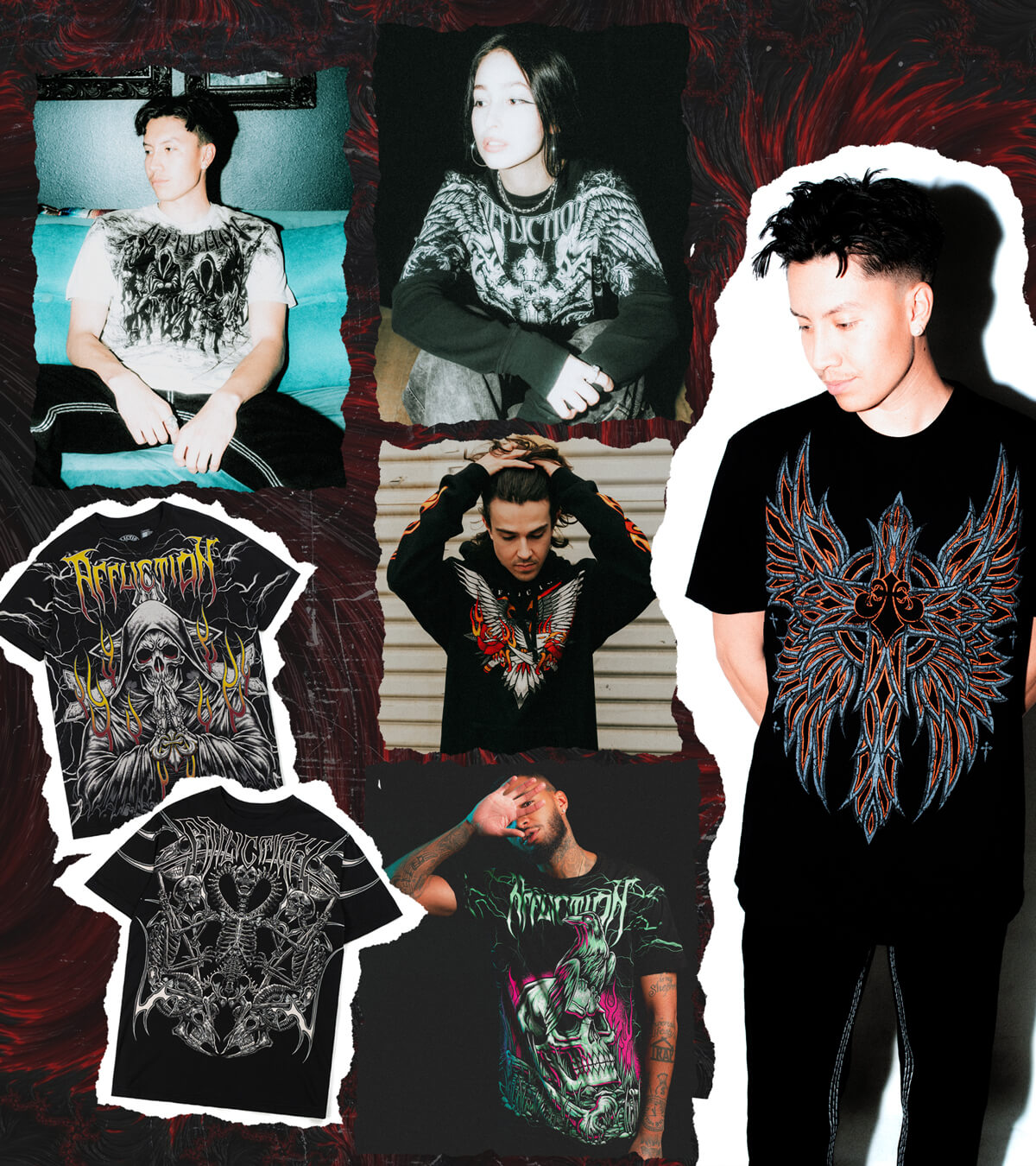 Shop all sorts of Affliction tees