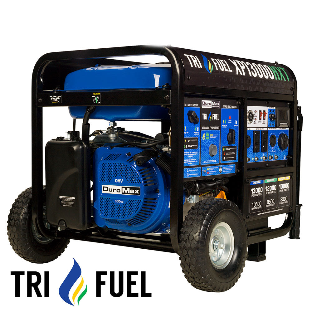 Image of 13,000 Watt Tri Fuel Portable HXT Generator w/ CO Alert