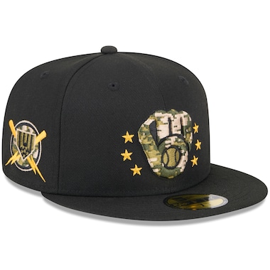  New Era  Black  2024 Armed Forces Day On-Field 59FIFTY Fitted Hat