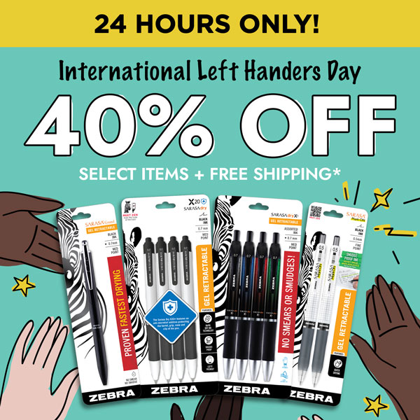 Left Handers Day Flash Sale!