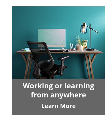 Working or learning from anywhere.