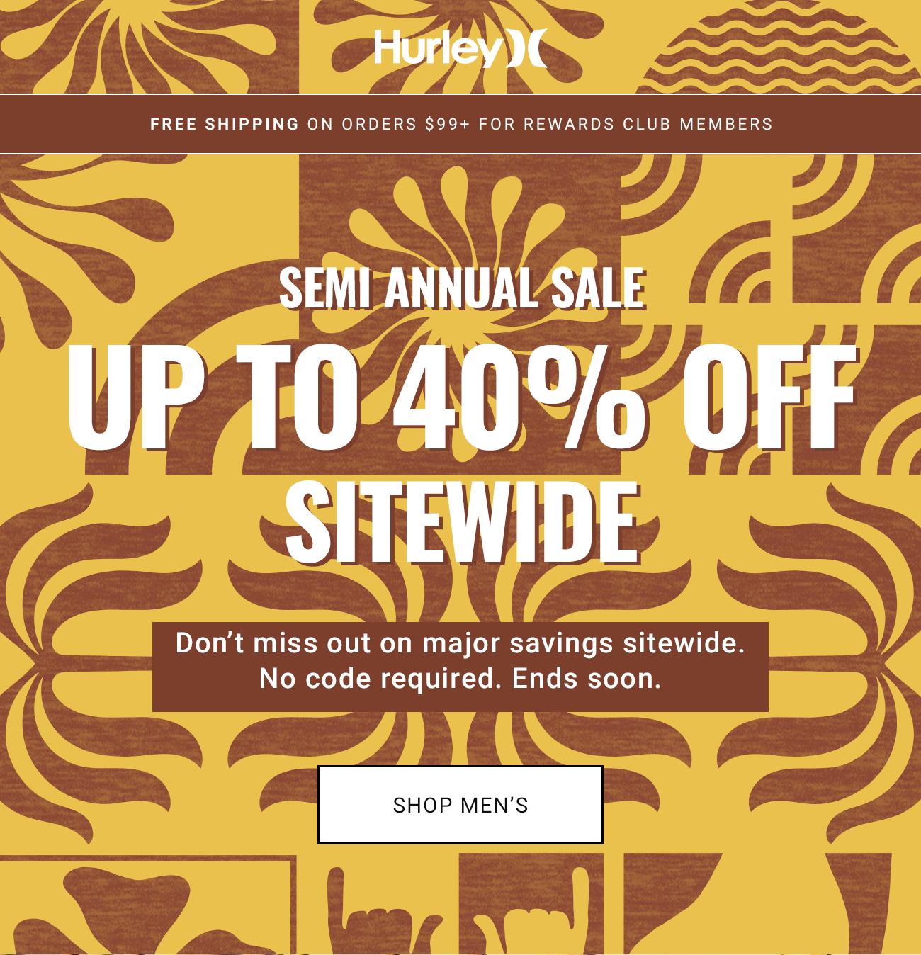 Hurley Up To 40% OFF Sitewide | Shop Men's