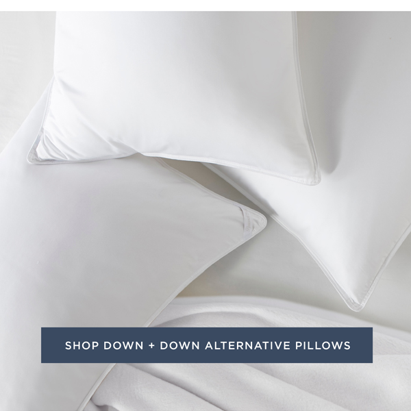 Down + Down Alternative Pillows