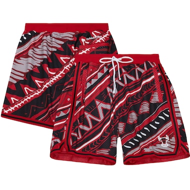  Mitchell & Ness  Red  Game Day Pattern Shorts