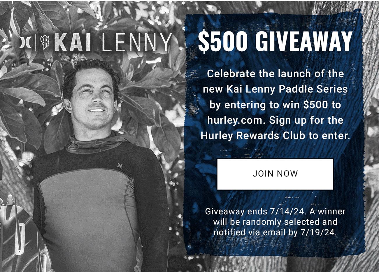 Kai Lenny $500 Giveaway | Join Now