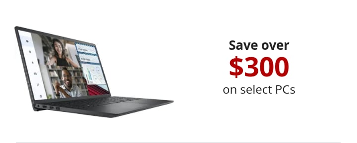 Save over 300 on select PCs