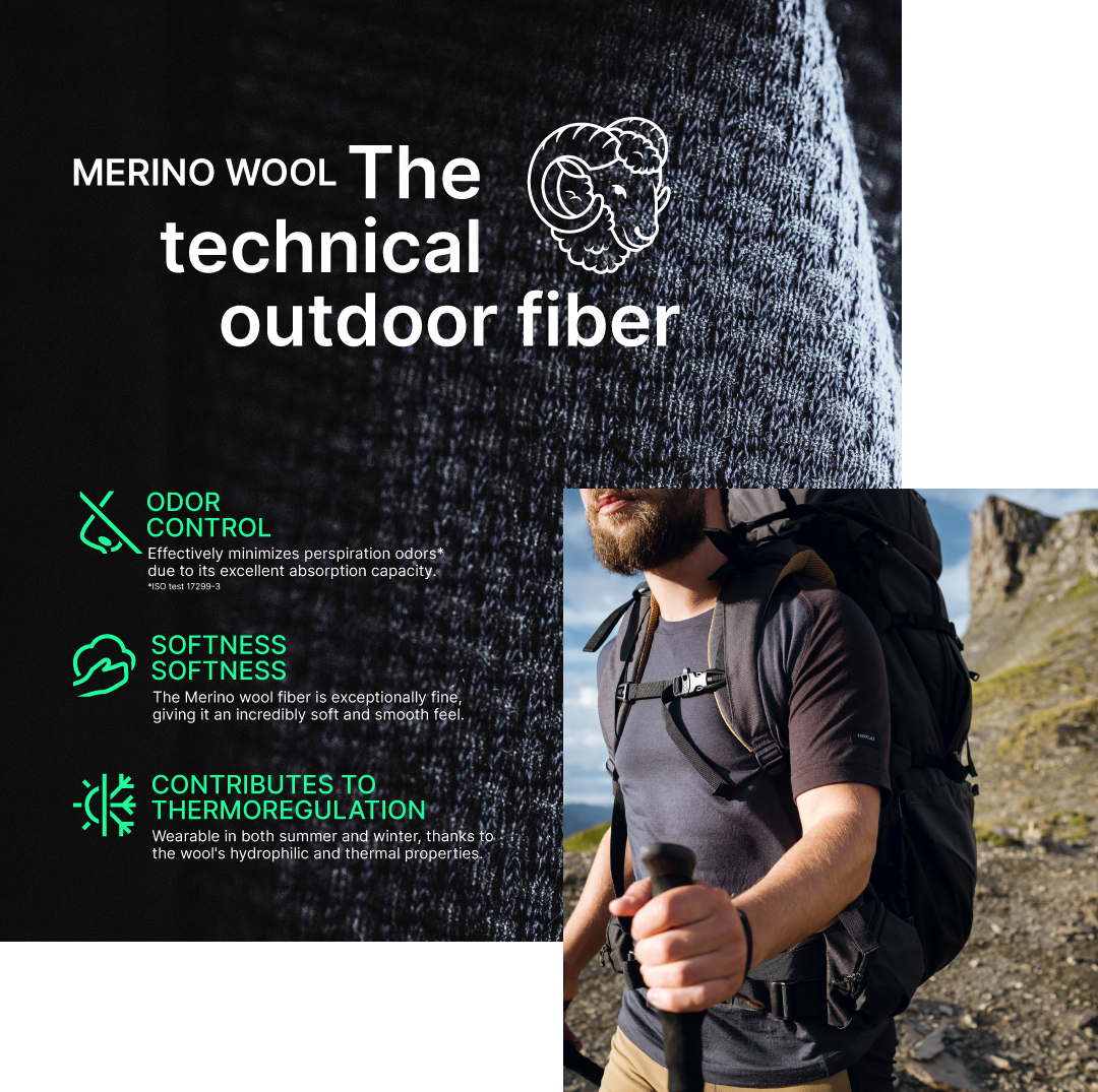 Merino wool: The technical outdoor fiber.