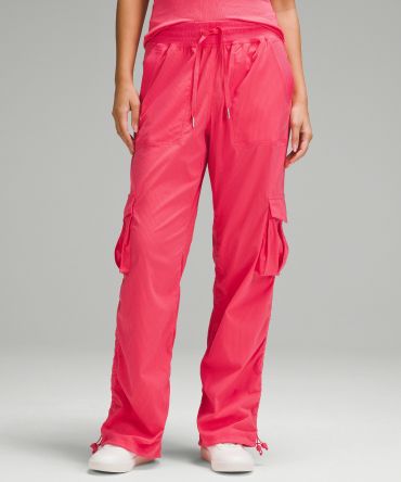 Shop Dance Studio Cargo Pant in Glaze Pink