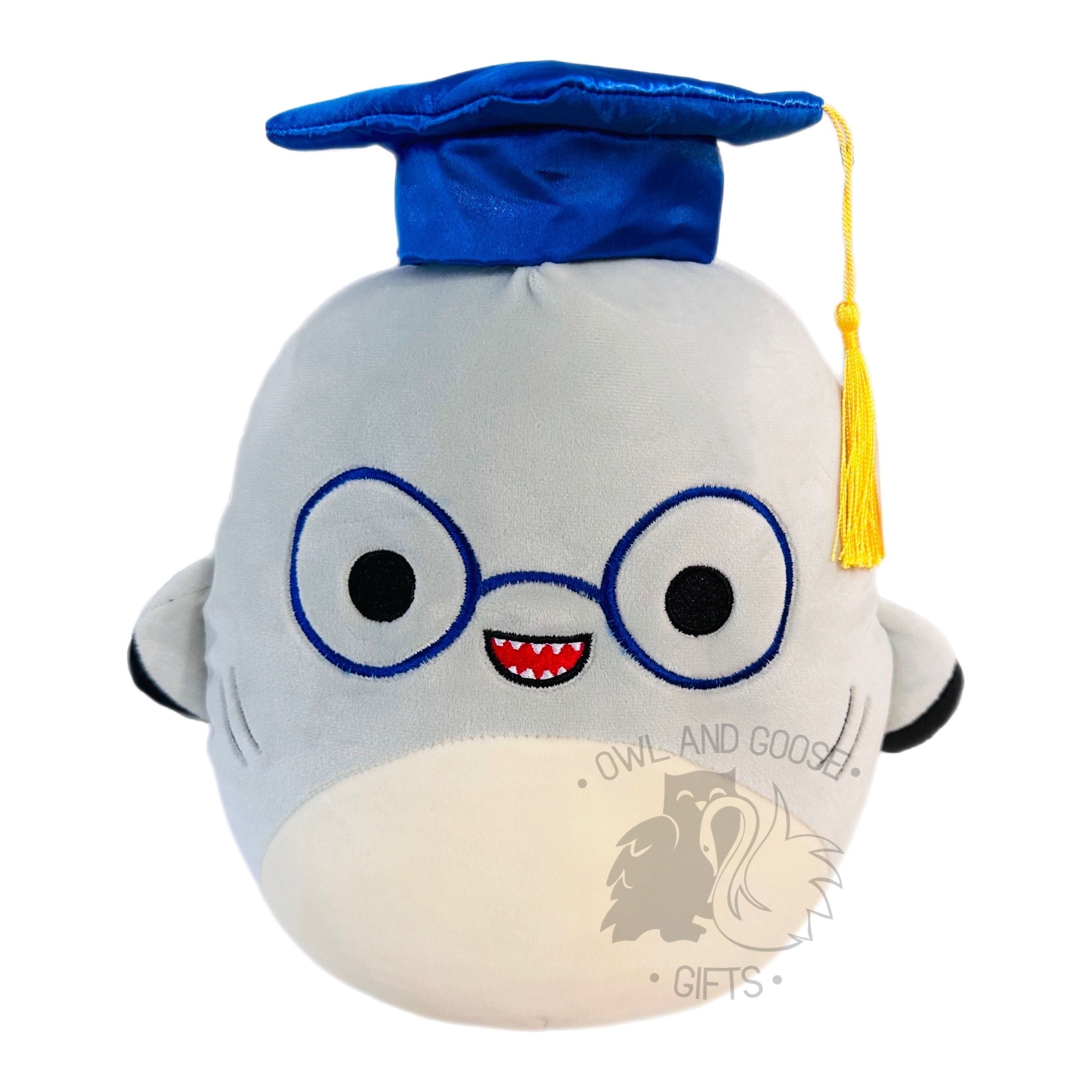 Squishmallow 8 Inch Gordon the Shark Graduation Plush Toy