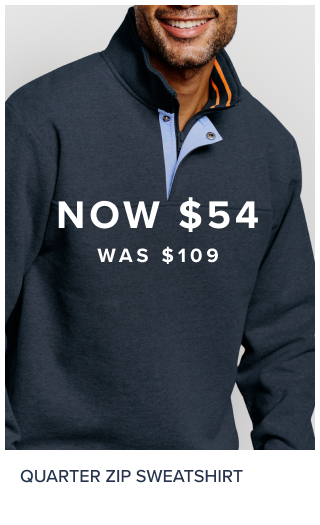 Now $54 Was $109 Quarter Zip Sweatshirt