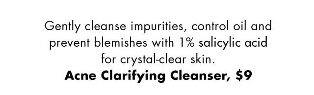 gently cleanse impurities