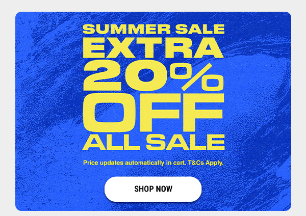 Summer Sale: Get an extra 20% off all sale! Shop now.