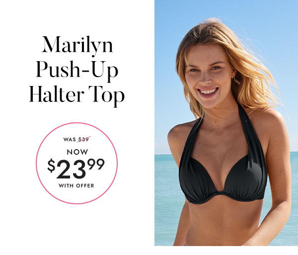 Marilyn Push-Up Halter Top