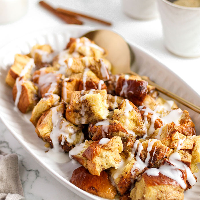 Slow Cooker Cinnamon Bread Pudding