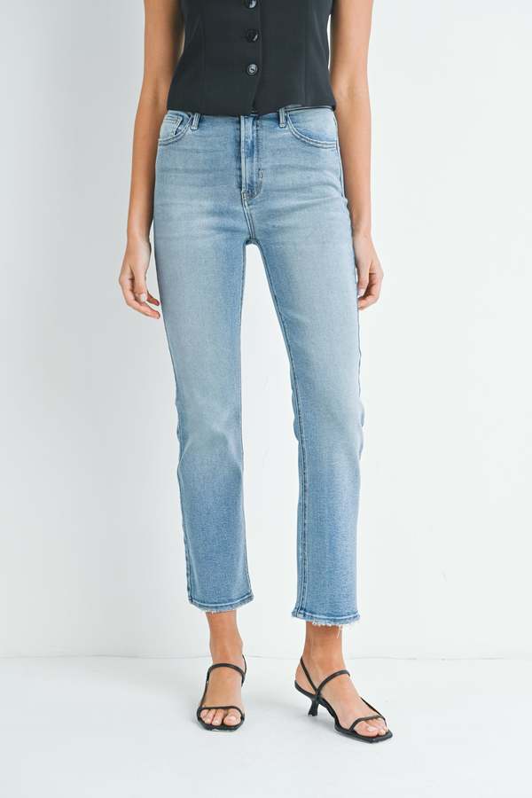 Just Black Denim The High Rise Stretch Jean - Light Denim