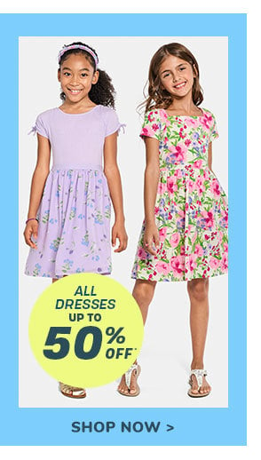 Up to 50% off All Dresses 