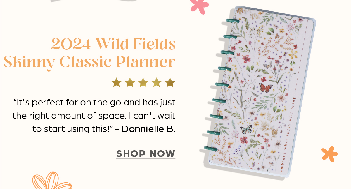 2024 Wild Fields Skinny Classic Planner