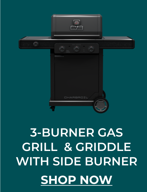 Shop 3-burner Gas Grill With Side Burner