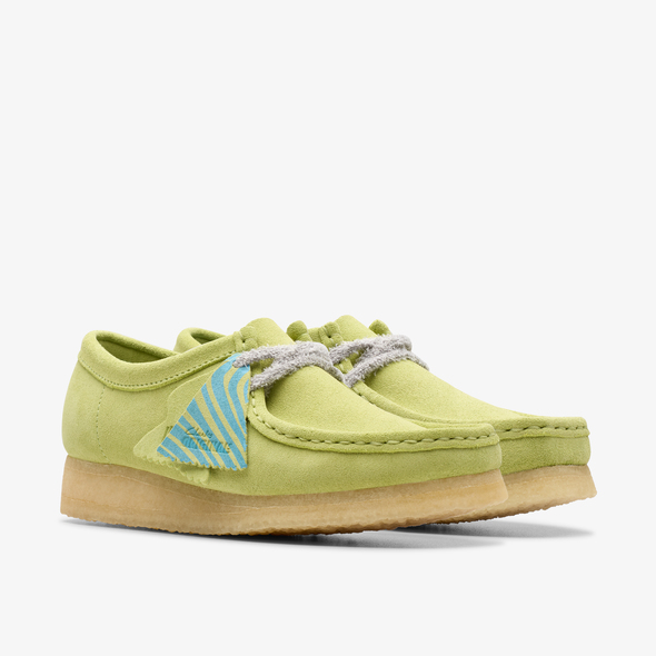 Wallabee Pale Lime Suede