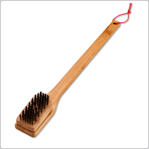 image of Grill Brush - 18” Bamboo