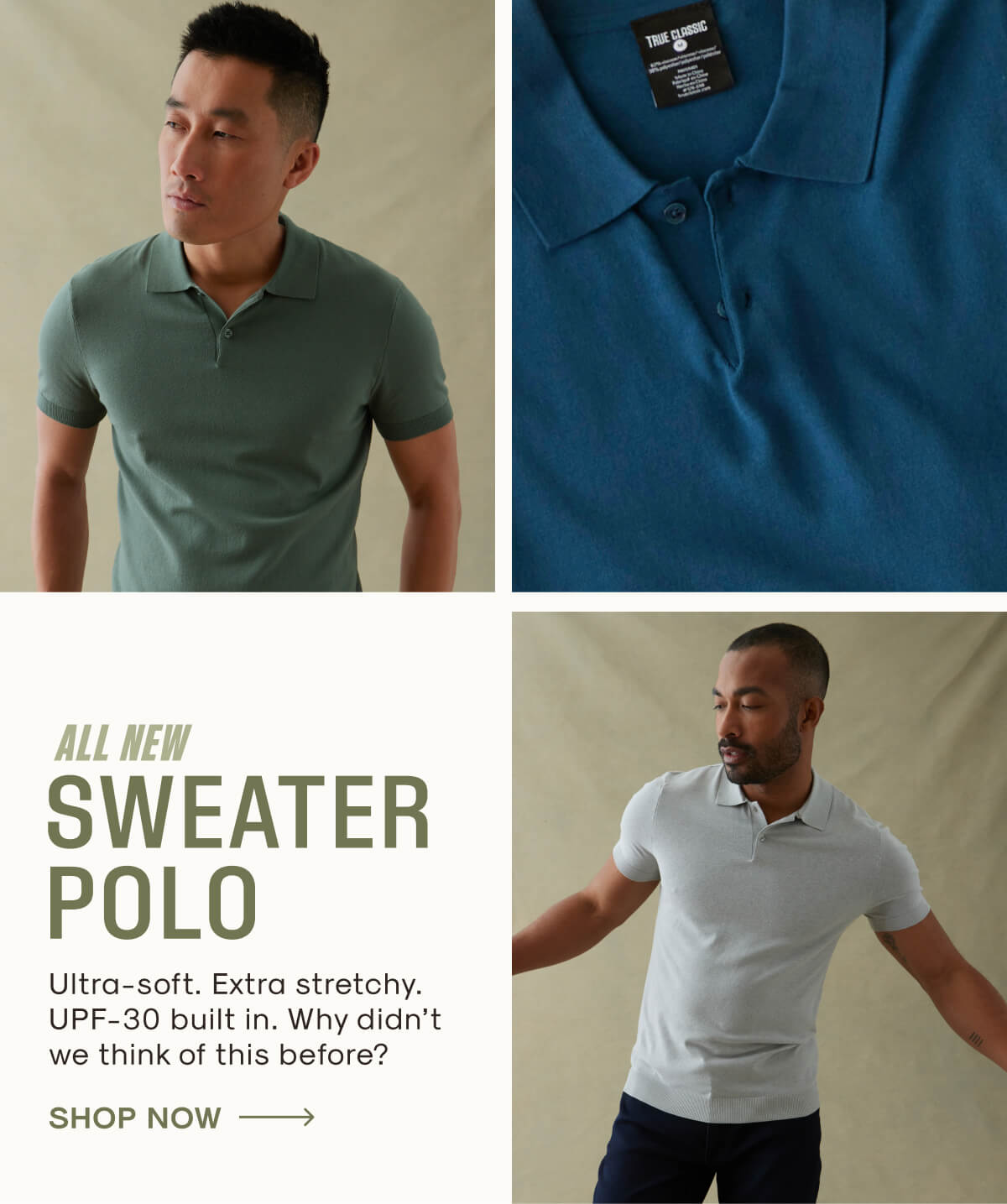 new sweater polos