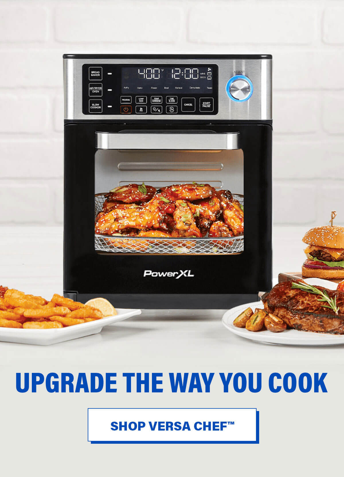 UPGRADE THE WAY YOU COOK. SHOP VERSA CHEF™