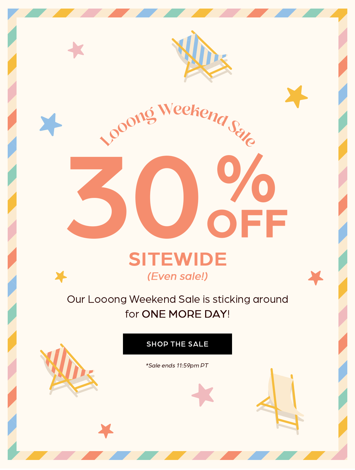 One of our biggest sales of the year... 30% OFF Sitewide