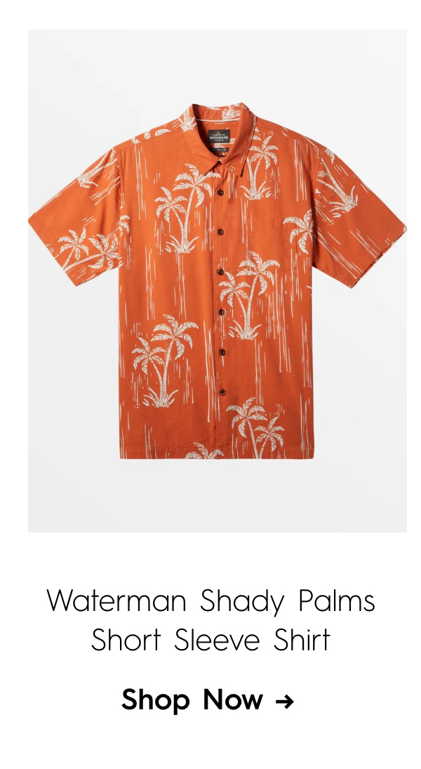 Waterman Shady Palms Short Sleeve Shirt