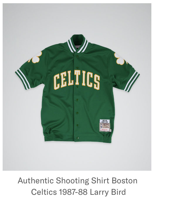 Authentic Shooting Shirt Boston Celtics 1987-88 Larry Bird