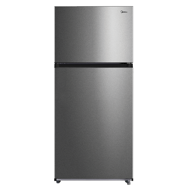 Midea 18 CuFt Top Mount Refrigerator in Stainless Steel