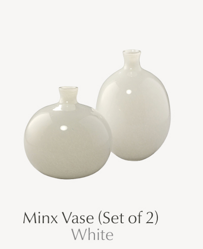 Minx Vase - White (Set of 2)