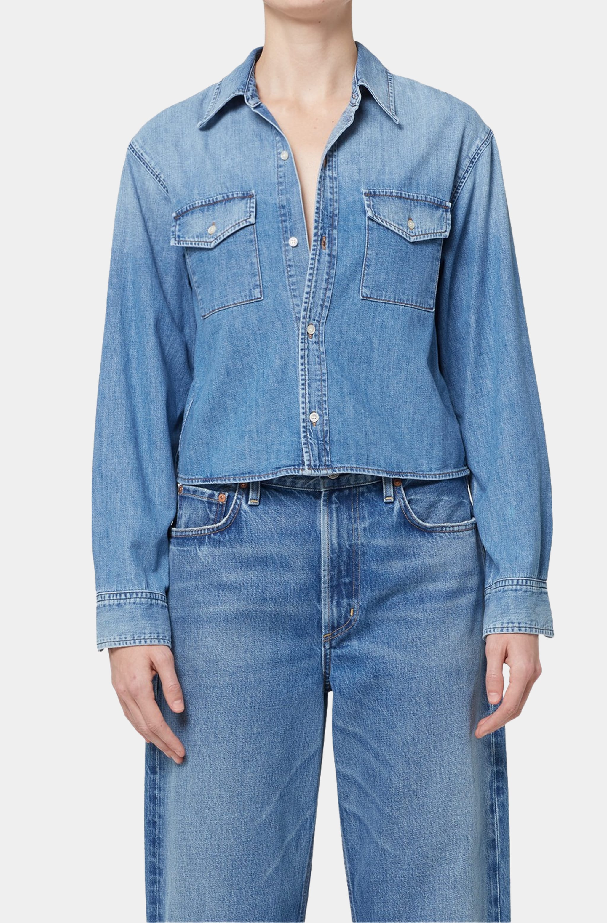 Image of Baby Shay Cropped Shirt