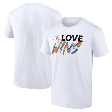  Fanatics White  Love Wins T-Shirt