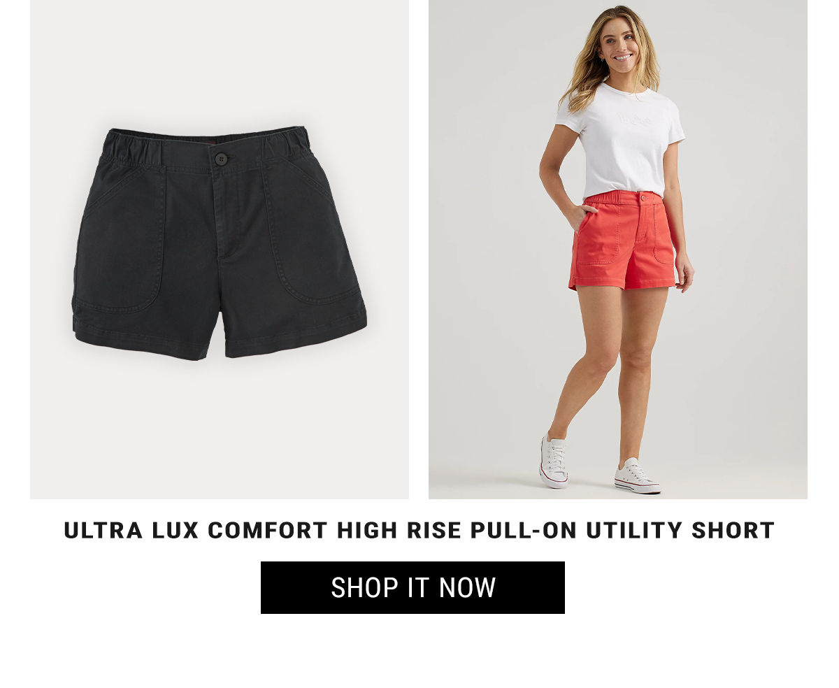 ULTRA LUX COMFORT HIGH RISE PULL-ON UTILITY SHORT. Shop it Now