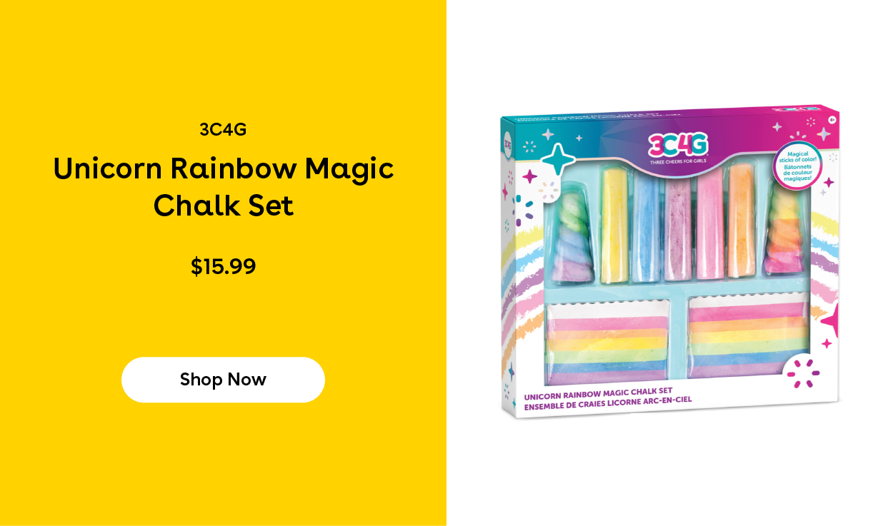 3C4G Unicorn Rainbow Magic Chalk Set $15.99 - Shop Now