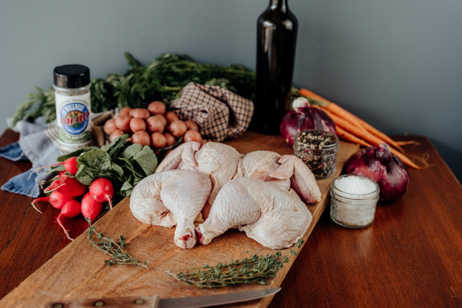 Image of Whole Pasture-Raised Spatchcock Chicken - 4 lbs