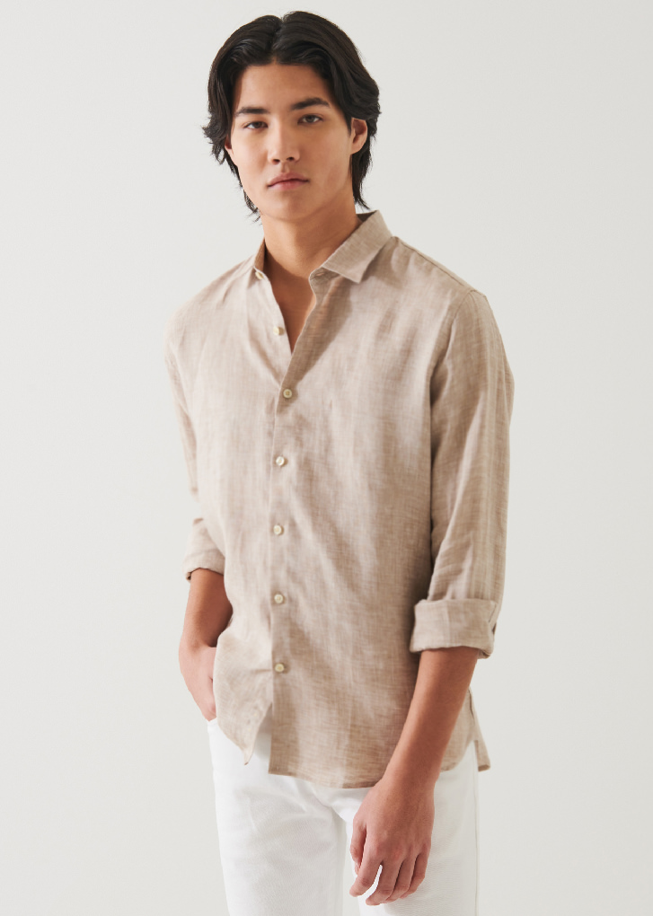 LINEN CHAMBRAY SHIRT