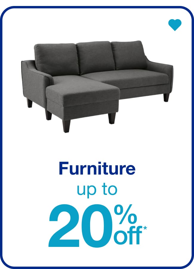 Furniture Up to 20% Off â€” Shop Now!