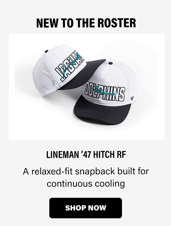 LINEMAN '47 HITCH RF A relaxed-fit snapback built for continuous cooling SHOP NOW