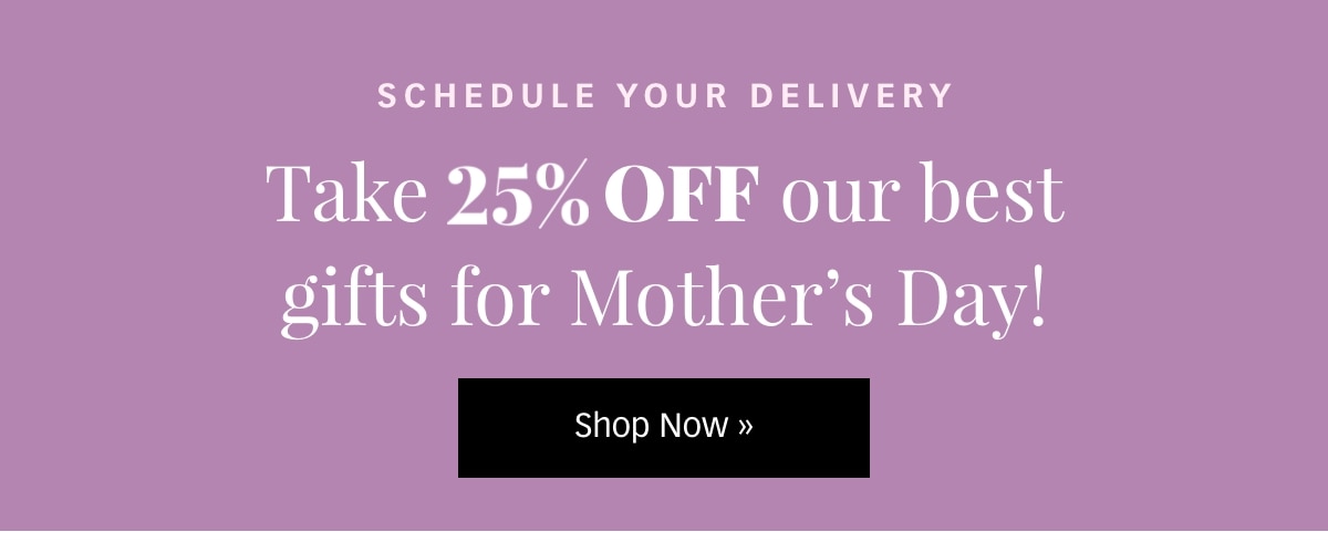 Take 25% OFF Today! Shop Now »