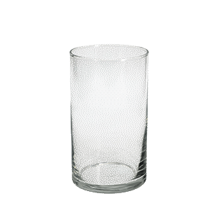 6-in. glass cylinder vase